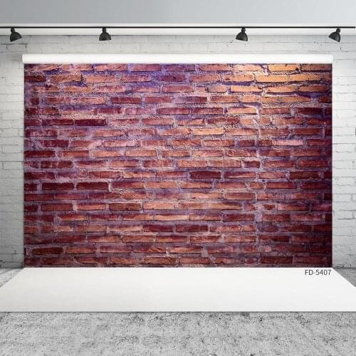 Brick Wall Photo Background Vinyl Cloth Photocall Backdrops for Baby Children Portrait Pets Toy Photobooth Photography Props