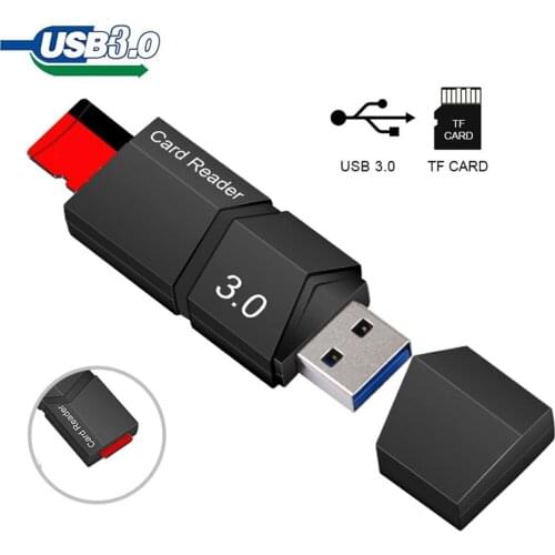 Cool black usb 3.0 multi Smart memory card reader mini cardreader for microsd computer Laptop