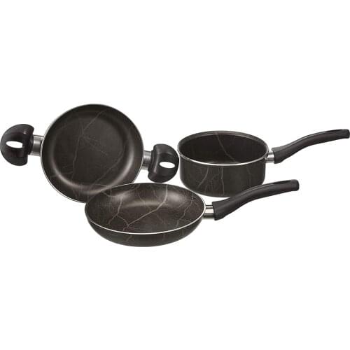 3 Pieces Pot Set Pot Sets Pot Sets Sauce Pan Pan Set Pots and Pans Set Omelette Pan Good Quality