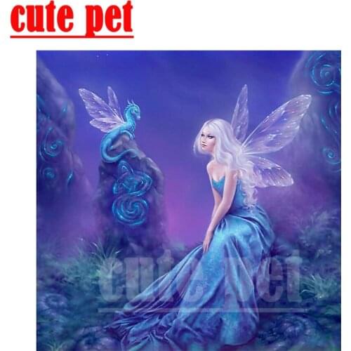 Dream elf girl DIY 5D Fairy No Frame Diamond Painting all Diamond Painting Art Cross Stitch Home Decoration Diamond Mosaic
