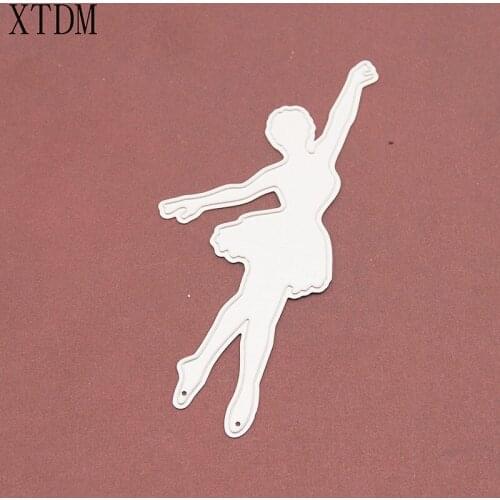 Metal craft Dancing girl paper die cutting dies for Scrapbooking/DIY Easter wedding Halloween Easter card