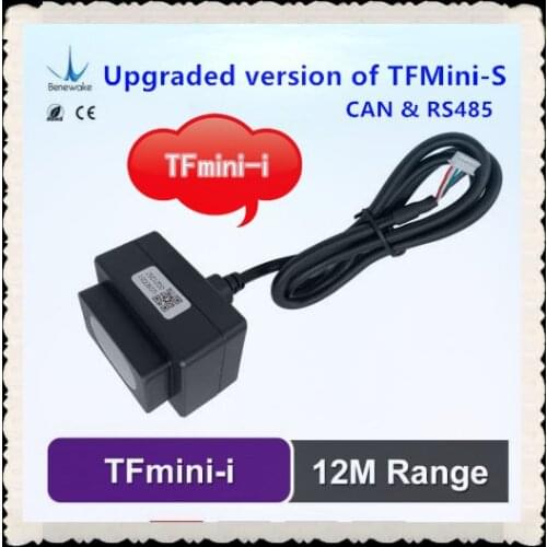 Benewake New version TFmini-i Lidar Range Finder Sensor Module TOF Single Point Micro Ranging CAN & RS485 0.1-12m Benewake New