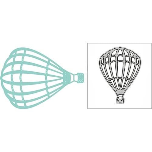New Romantic Hot Air Balloon 2020 Metal Cutting Dies for DIY Scrapbooking and Card Making Decorative Embossing Craft No Stamps