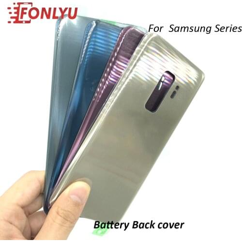 Original Quality Back Cover Glass Replacement For Samsung Galaxy S10 S9 S8 Plus S7 edge Phone Repair Parts Rear Battery Door