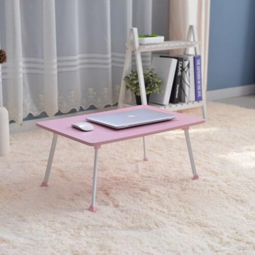 5 Colors Bed Laptop Desk Portable Computer Desk Lazy Desk Small Table Use On Bed Simple Design Folding Movable 40x60cm