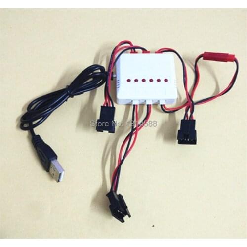 U818S UDI four axis aircraft parts battery USB charger 1 charge 3 balance charger UDI902 UDI001 UDI008 boat charger