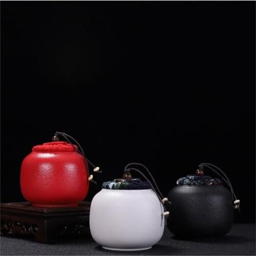 Pet urns Ceramic animal urns black urns sealed cremation memorials pet memorials suitable for family fireplace burials