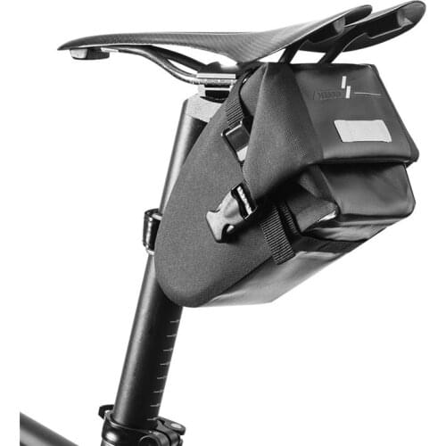 Waterproof Bicycle Cycling Tail Bag Safe Reflective Mountain Bike Riding Saddle Pouch