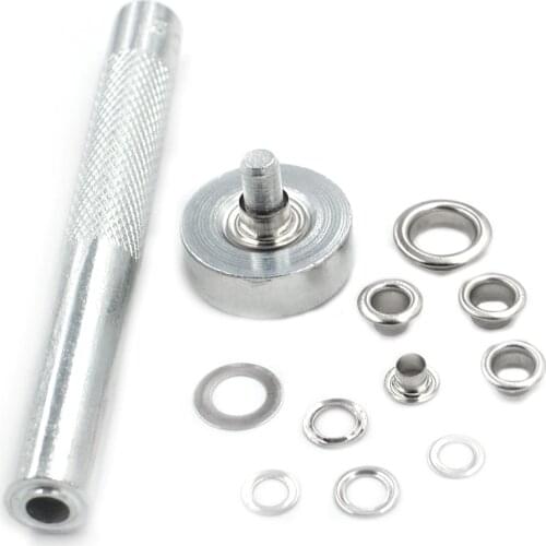 3.5mm-6mm rivet. Button. Clothing & Accessories. Sewing repair. Metal pores. Eyelets installation tool. dies. Eyelet tool