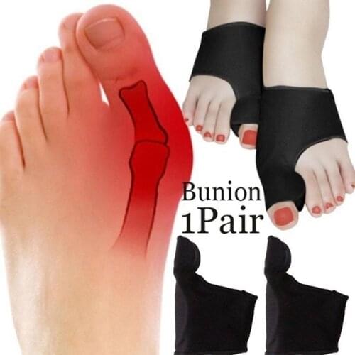1Pair Hallux Valgus Braces Big Toe Orthopedic Correction Socks Toes Separator Feet Care Pain Protect Relieve Bone Thumb Tools