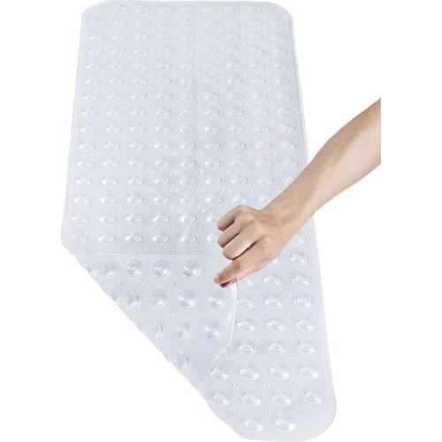Non Slip Bathtub Mat 1pc With Suction Cups Superior Grip Large Bathroom Rugs Anti Slip Mat Safety Tub Shower Mat