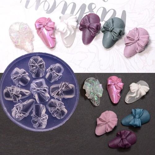 3D Silicone Mold Nail Carving Stamping Plate UV Gel Polish Nail Art Templates DIY Nail Art Decorations Manicure Tools