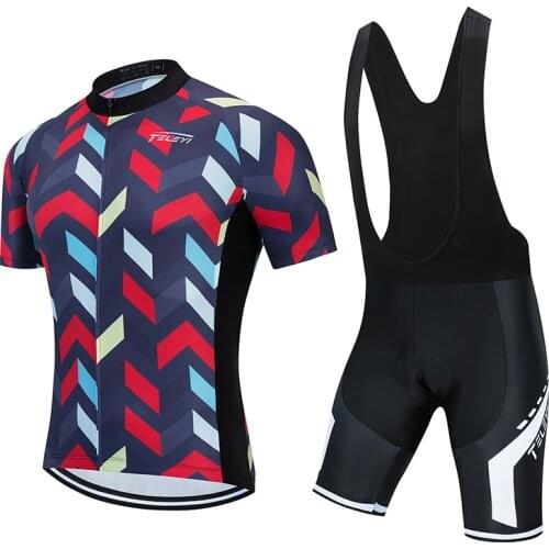 Free Shipping Cycling Clothing Men 2021 Summer Lycra Bicycle Jersey Set Male MTB Bike Clothes Pro Gel Pad Sport Suit Uniform Kit
