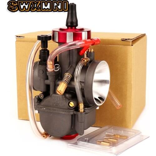 PWK 30 Carburetor 30mm Carburador for 2T/4T Modify Off Road Motorcycle 150-400 Cc Racing Engine Scooter UTV ATV