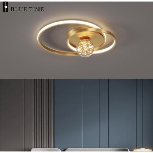 Round LED Chandeliers Home Lights Indoor Lighting For Bedroom Dining Room Living Room Kitchen Decor Ceiling Chandeliers Lamps