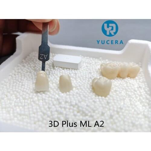 3D Pro Multilayer Zirconia Block For CAD/CAM In Other Dental Equipments For Milling Machines