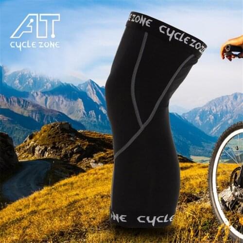 CYCLE ZONE Fitness Running Cycling Knee Support Braces Elastic Nylon Sport Compression Knee Pad Sleeve for Basketball Volleyball