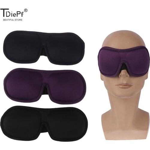 Natural Sleeping Eye Mask Eyeshade Cover Shade Eye Patch Women Men Soft Portable Blindfold Travel Eyecover 3D Sleep Mask
