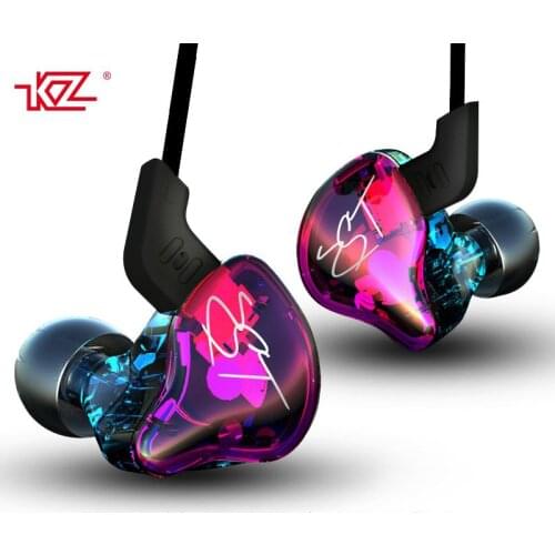 Original KZ ZST Pro Armature Dual Driver Earphone Detachable Cable In Ear Audio Monitors HiFi Music Sports Earbuds