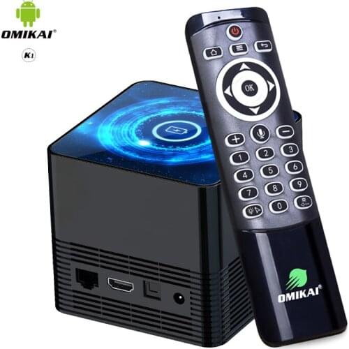 Qmikai K1 Android 10.0 TV Box Wireless Charging 4GB RAM 32GB ROM 2.4G 5G WiFi Media Player 1000M 4K HD BT 5.0 Smart Set Top Box