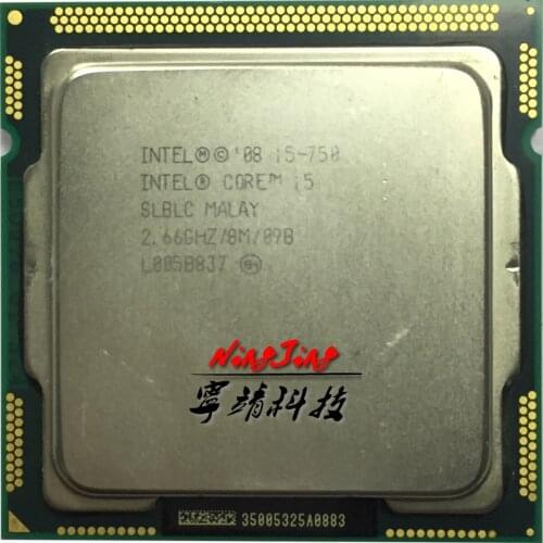 Intel Core i5-750 i5 750 2.6 GHz Quad-Core CPU Processor 8M 95W LGA 1156