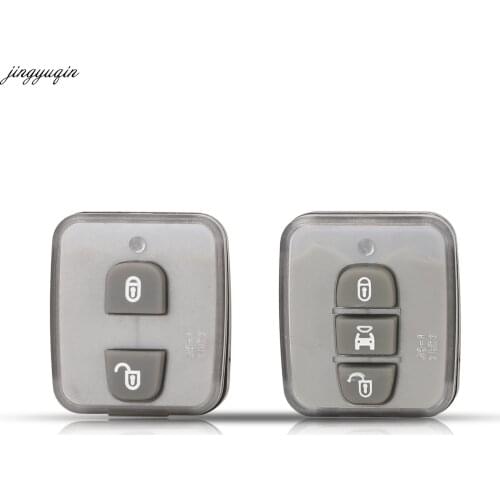 Jingyuqin Remote Car Key Rubber Button Pad Silicone Protector For Chevrolet Cruze Captiva 2/3 Buttons Replacement