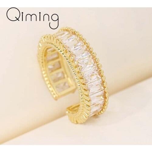 Luxury Foever Love Promise Rings For Women Cubic Zirconia Micro Paved Engagement Wedding Jewelry Dress Gift