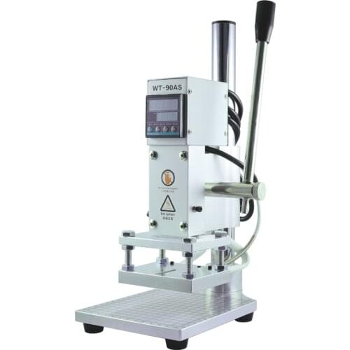 Hot Foil Stamping Machine Manual Bronzing Machine for PVC Card leather paper embossing Logo Heat Press Stamping Machine 110/220V