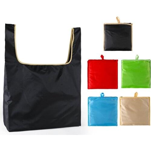 Folding shopping bag Oxford cloth supermarket eco storage bag portable tote bag reusable Pouch Travel Organize bag 2021 new