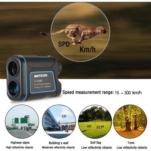 Outdoor Laser Distance Meter Telescope Digital Monocular Rangefinder High-precision Range Finder Distance for Golf Hunting