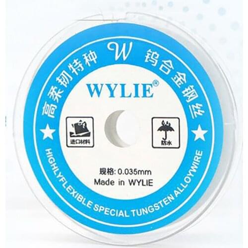 Wylie 0.035mm Highly Flexible Special Tungsten Alloy Wire Flying Line For Mobile Phone CPU Fingerprint Touch Dedicated Repair