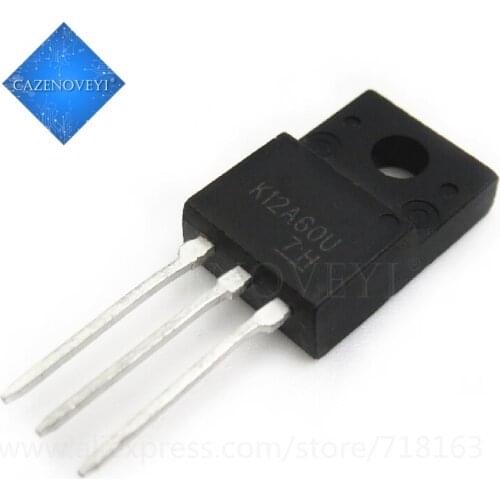 10pcs/lot K12A60U K12A60 12A60U 12A 600V TO-220F In Stock