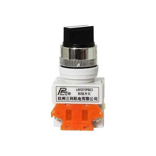 2 Position 1NO 1NC Maintained Select Selector Switch LAY37-11X2 22mm Mount