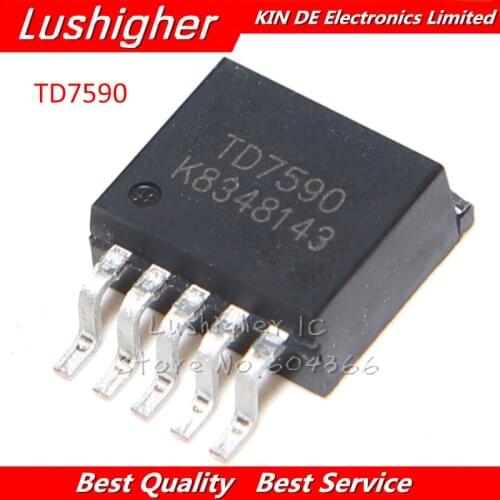 5PCS IC TD7590 TO-263 5A 240KHz 36V PWM Buck DC/DC Converter