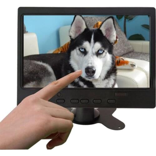 7 Inch VGA AV Touch Monitor For PS4 PS3 Xbox Portable Touch Screen Monitor For PC Laptop Computer CCTV Monitor