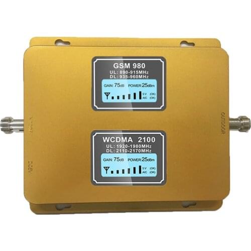 900 2100 signal amplifier GSM/WCDMA Dual Band repeater 2G 3G 4G Mobile Phone Repeater cell phone repeater Booster