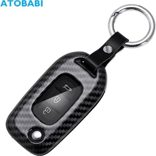 ABS Car Key Case Remote Control Keychain Protector Cover For Renault Koleos Kadjar Clio Espace Master Bus Talisman Megane Grand
