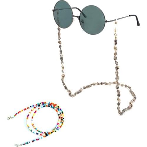 Glasses Strap Colorful Beaded Spectacle Lanyard Sunglasses Chain Accessories