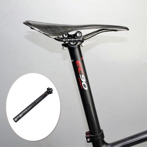 Carbon Fiber MTB Road Bike Cycle Lightweight Seatpost 27.2/30.8/31.6*350/400mm Bicycle Components Parts Seatposts