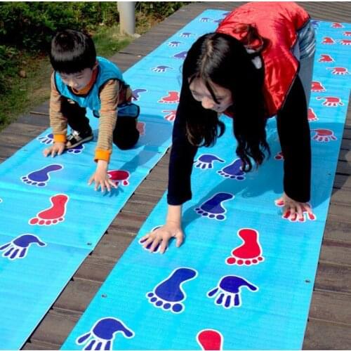 Kids Jumping Carpet Toys Early Childhood Fun Toys Child Indoor Outdoor Sports Toys Baby Jump Lattice Kindergarten Team Game Pad