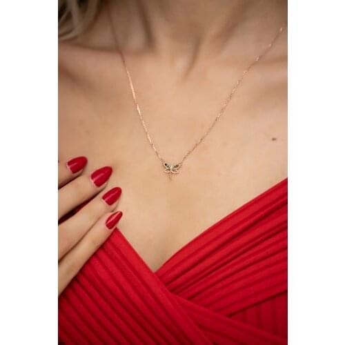 Design Necklace - Dragonfly Model - Colorful - Stylish & Chic - Womens 2021 Summer Fashion - Gift & Daily Use