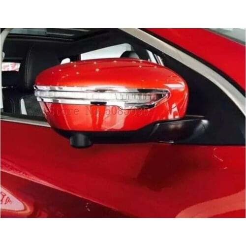 For Nissan Qashqai Rogue Sport Murand 2014 2015 2016 2017 2018 Side Mirror Rear View Wing Chrome Cover Trim Molding Bezel Car St