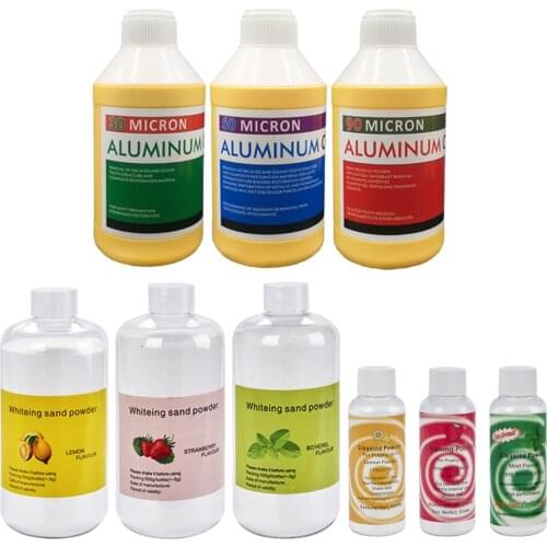 460g Teeth Whitening Essence Dental Cleaning Powder Prophy Air Jet Flow Teeth Polishing Plaque Stain Removal Mint Lemon Flavor