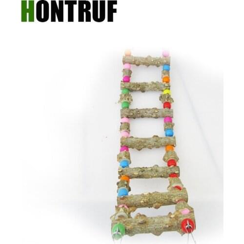 Hamster Parrot Supplies Bird Toy Natural Pepper Tree Branch Climbing Ladder Parrot Bite Toy Swing Stand Stand Pole