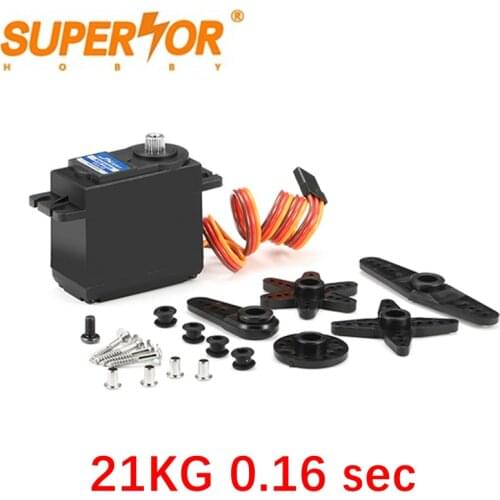 JX PS-5521MG 20KG Metal Gear Analog Standard Servo for Robot RC plane car