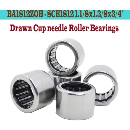 SCE1812 Bearing 28.575*34.925*19.05 mm ( 5 PC ) Drawn Cup needle Roller Bearings B1812 BA1812Z SCE 1812 Bearing