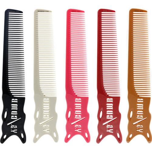 Professional Hair Cutting Comb ABS Material Unique Design Salon Hairdressing Hair Comb Anti-static Hairdresser Hair Stylist Comb