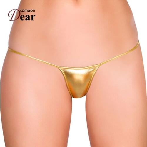 Comeondear Thong Hot Sale Adult Novelties Cute Panties Women Solid Plus Size Exotic G String Thong PB5128 Calcinha Sexy Erotico