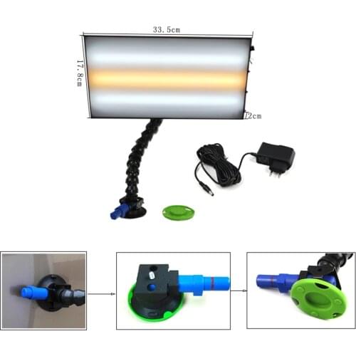 Led light accessory 110v/220v 3inch pump suction cups and adjustable lock line pipe car dent repair acessorry