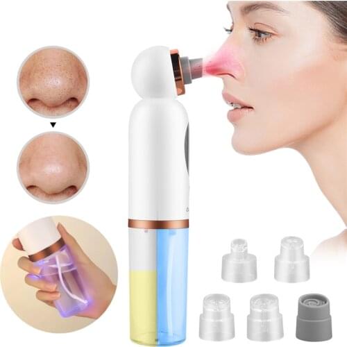 Diamond Dermabrasion Face Deep Nose Blackhead Remover Vacuum Suction Pore Cleaner Kit Acne Pimple Remover Beauty Skin Care Tool